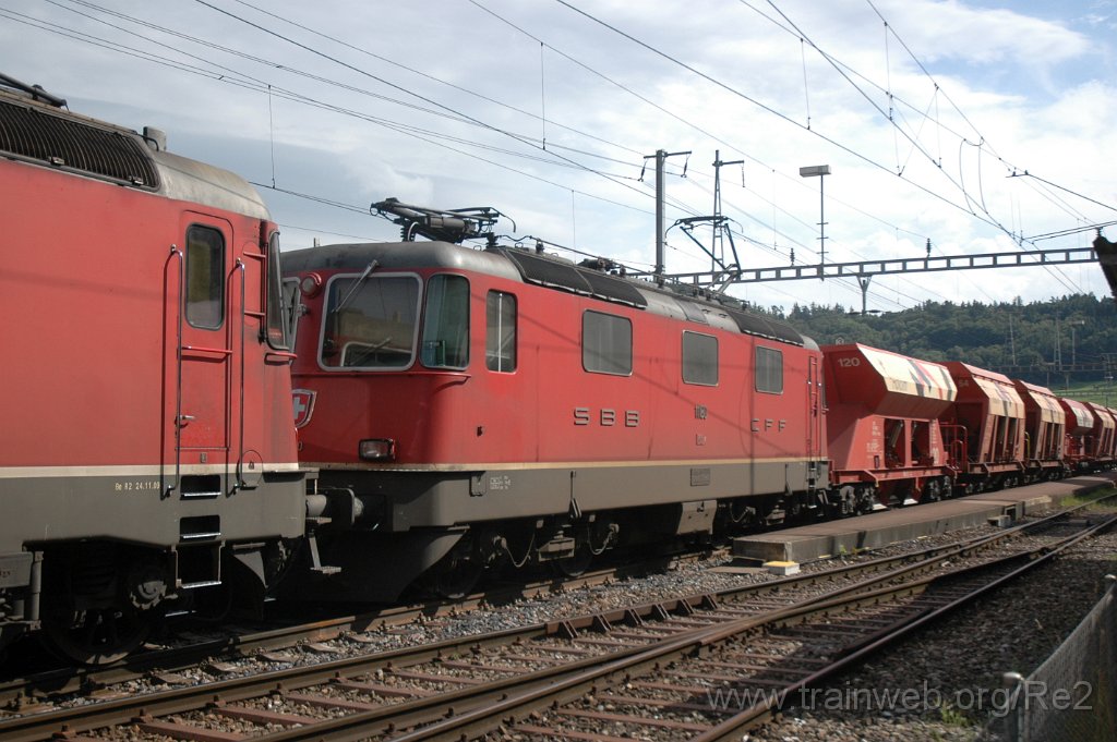 2503-0015-190712.jpg - SBB-CFF Re 4/4'' 11180 / Hüntwangen-Wil 19.7.2012
