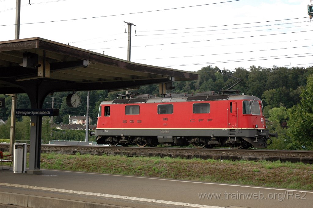 2907-0018-140813.jpg - SBB-CFF Re 4/4'' 11180 / Killwangen-Spreitenbach 14.8.2013