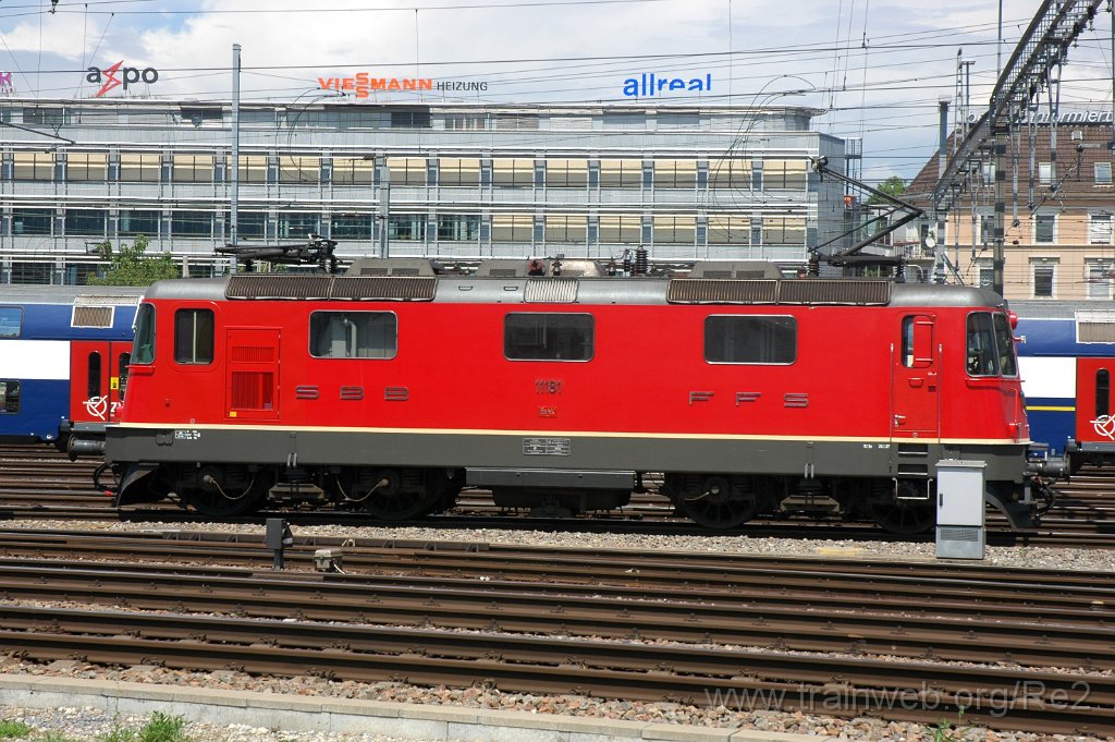 1691-0048-040709.jpg - SBB-CFF Re 4/4'' 11181 / Zürich HB 4.7.2009