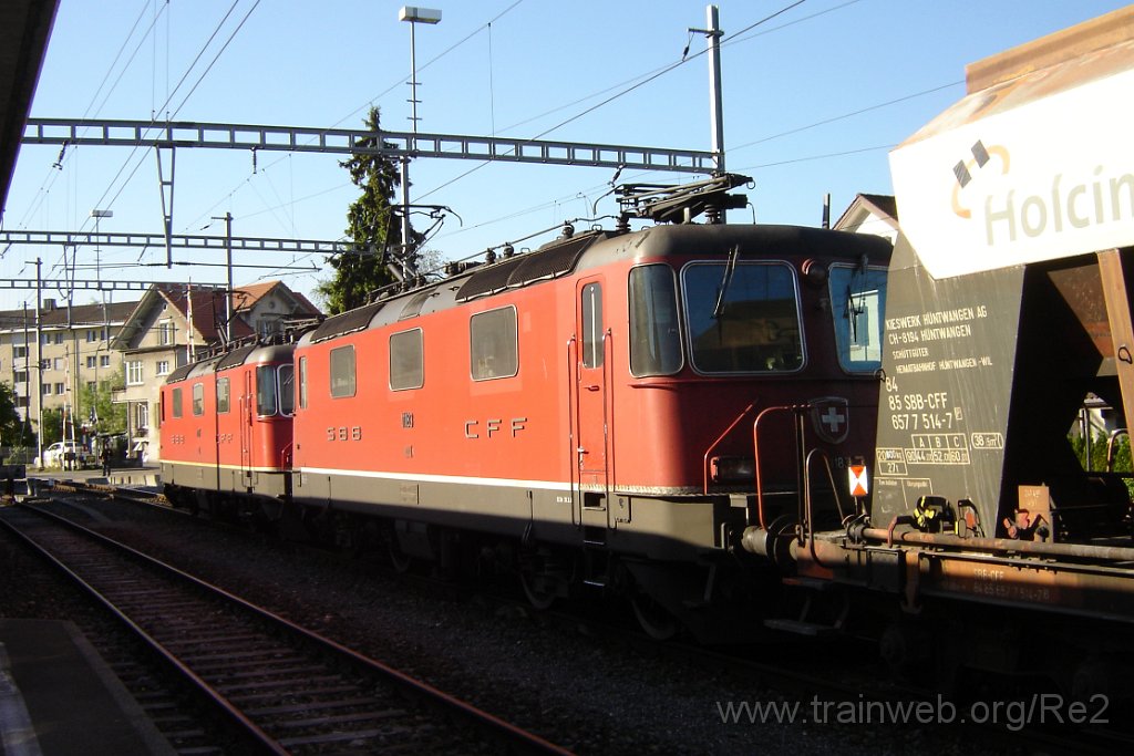 1188-0001-070606.jpg - SBB-CFF Ref 4/4'' 11183 + SBB-CFF Ref 4/4'' 11187 / Hinwil 7.6.2006