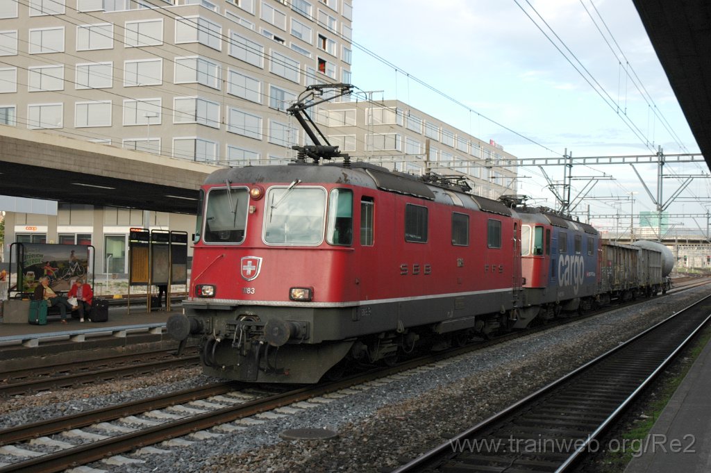 3267-0011-170914.jpg - SBB-CFF Re 4/4'' 11183 + SBBC Re 420.178-6 / Zürich-Altstetten 17.9.2014