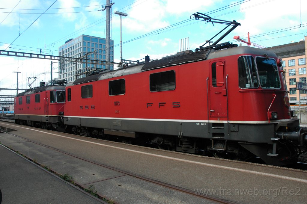 3376-0045-241014.jpg - Re 4/4" 11185 + 11173 / Zürich-Altstetten 24.10.2014