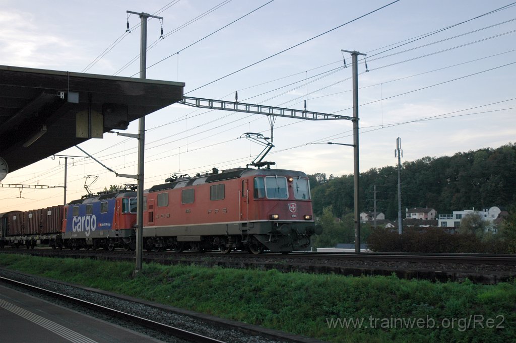 2640-0040-051012.jpg - SBB-CFF Re 4/4''' 11365 + SBBC Re 420.186-9 / Killwangen-Spreitenbach 5.10.2012