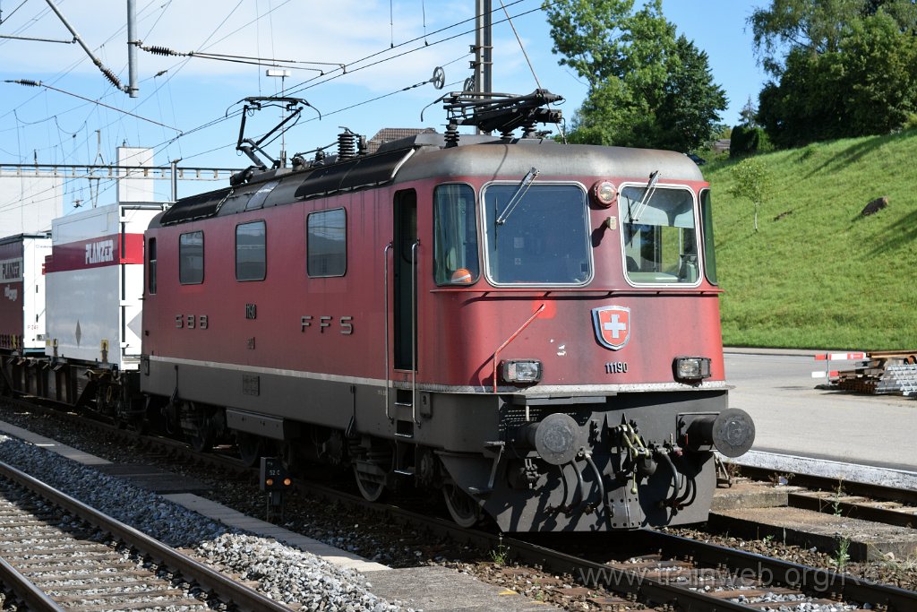 4016-0034-180716.jpg - SBB-CFF Re 4/4'' 11190 / Killwangen-Spreitenbach 18.7.2016