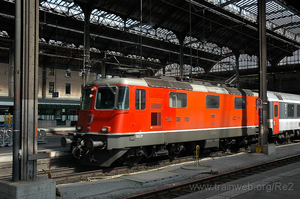 1645-0010-100409.jpg - SBB-CFF Re 4/4'' 11191 / Basel 10.4.2009
