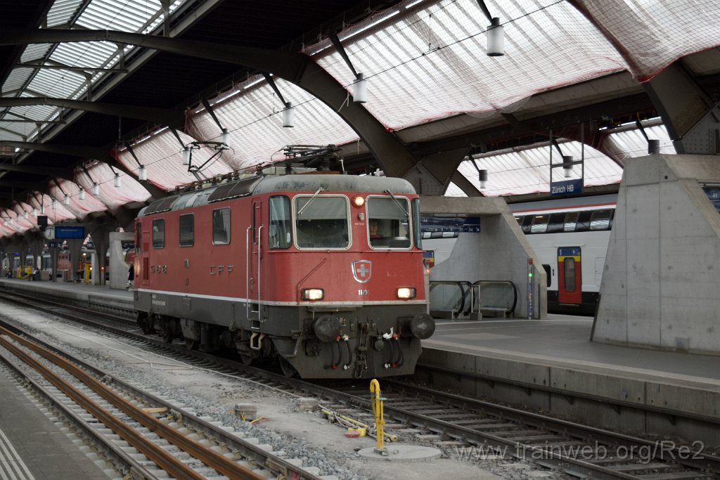 7166-0010-230920.jpg - SBB-CFF Re 4/4'' 11191 (Re 420.191-9)  (Re 91 85 4 420 191-9 CH-SBB) / Zürich HB 23.9.2020