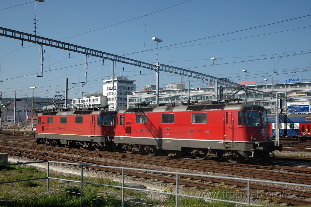 1551-0022-300808.jpg - SBB-CFF Re 4/4'' 11192 + SBB-CFF Re 4/4'' 11225 / Zürich HB 30.8.2008