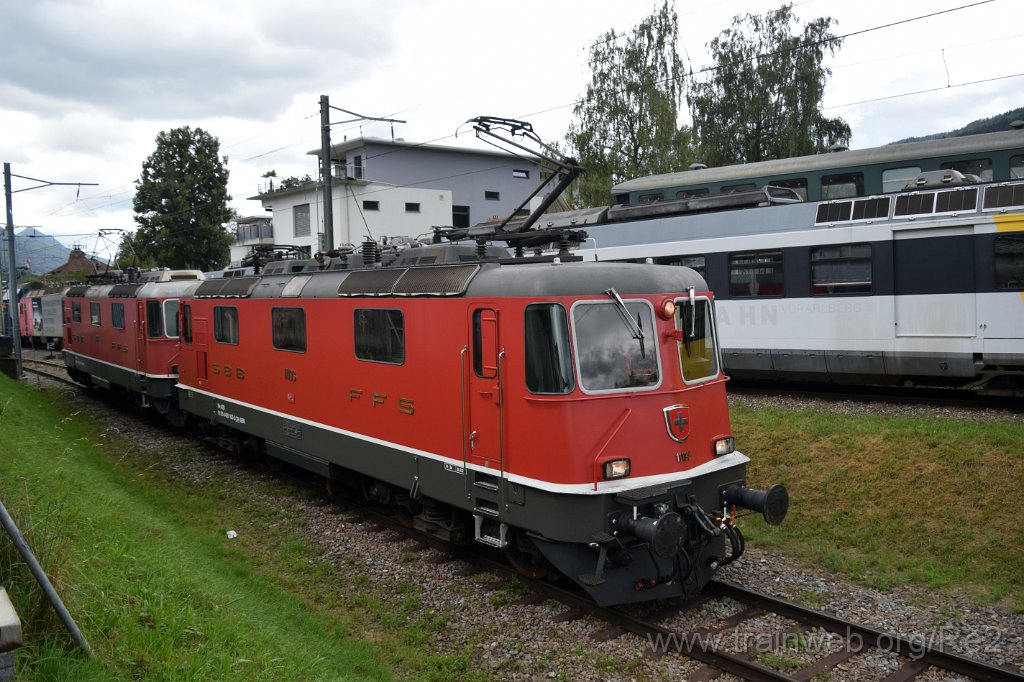 9361-0015-140924.jpg - SBB-CFF Re 4/4'' 11193 (Re 420.193-5)  (Re 91 85 4 420 193-5 CH-SBB) + SBB-CFF Re 4/4'' 11130 (Re 420.130-7)  (Re 91 85 4 420 130-7 CH-SBB) / Balsthal (Dépot) 14.9.2024
