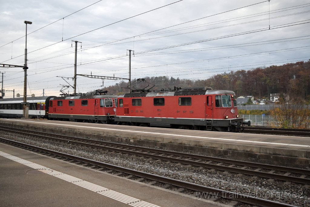 3730-0048-031115.jpg - SBB-CFF Re 4/4'' 11133 + SBB-CFF Re 4/4'' 11194 / Killwangen-Spreitenbach 3.11.2015