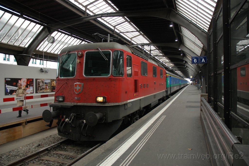 1603-0048-030109.jpg - Re 4/4" 11195 / Zürich HB 3.1.2009