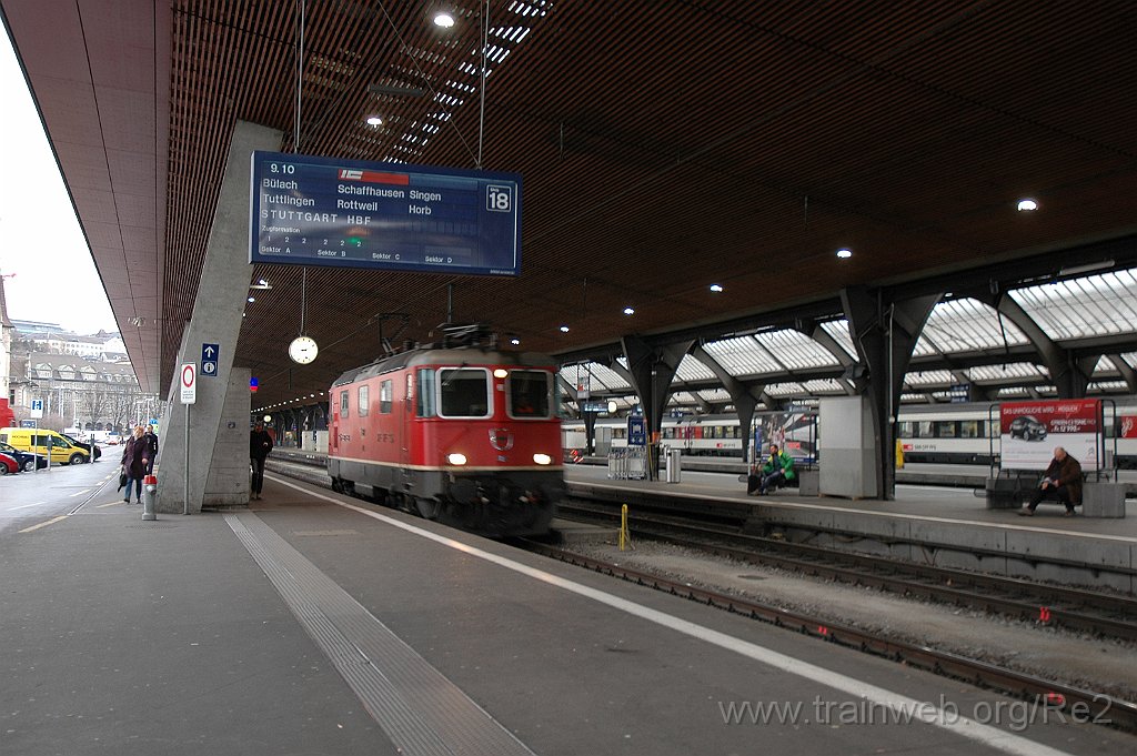 2299-0008-190112.jpg - SBB-CFF Re 4/4'' 11197 / Zürich HB 19.1.2012