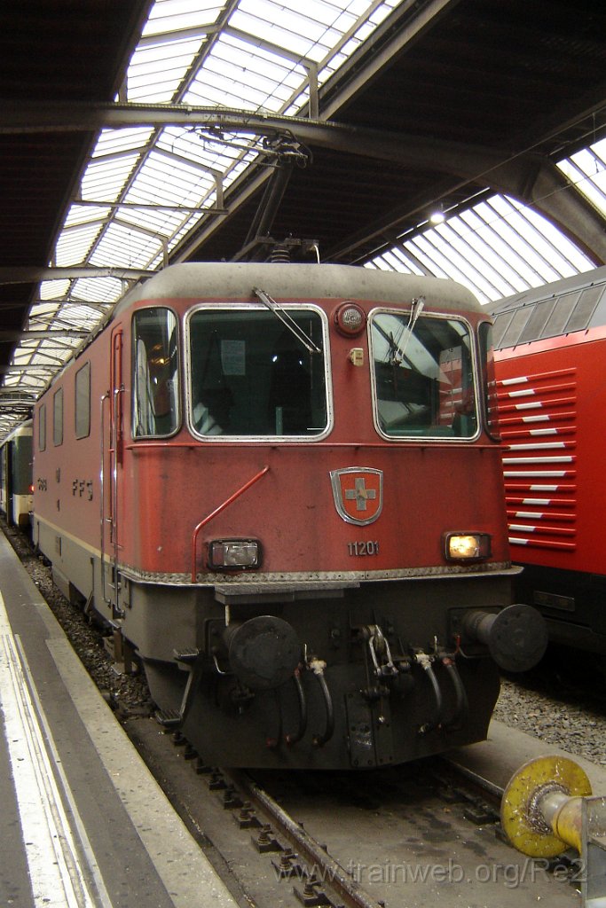 1277-0044-020107.jpg - SBB-CFF Re 4/4'' 11201 / Zürich HB 2.1.2007