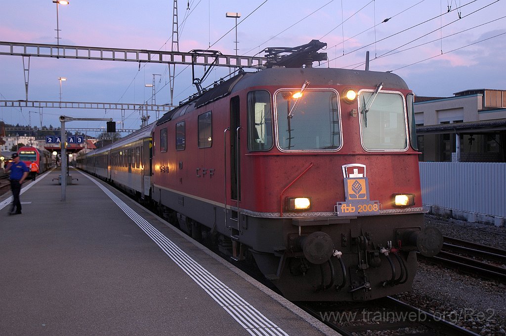 1565-0014-200908.jpg - SBB-CFF Re 4/4'' 11201 ''FBB 2008'' / Hinwil 20.9.2008