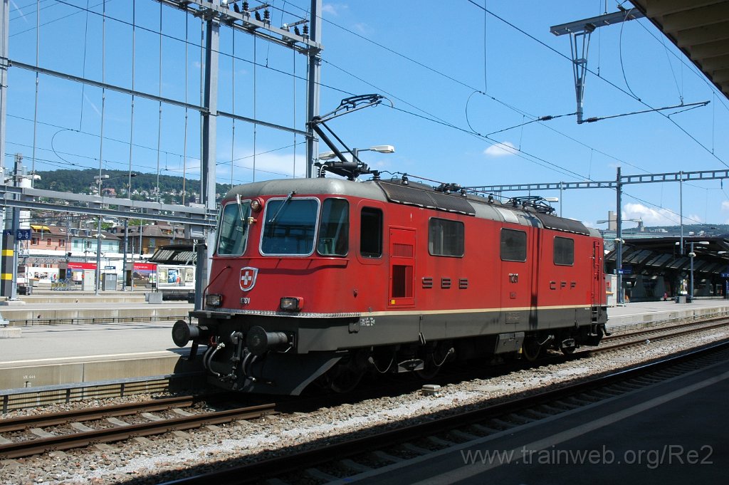 1691-0031-040709.jpg - SBB-CFF Re 4/4'' 11201 / Zürich HB 4.7.2009
