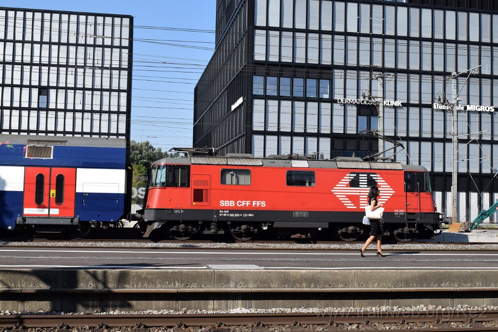 5111-0039-220818.jpg - SBB-CFF Re 420.202-4 (Re 91 85 4 420 202-4 CH-SBB) / Zürich-Altstetten 22.8.2018