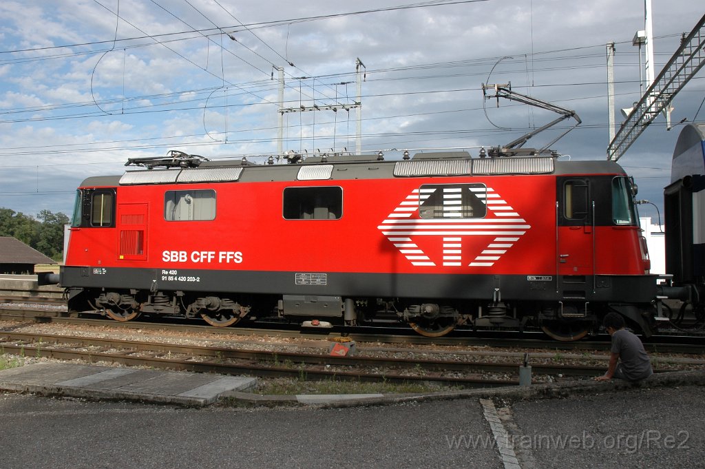 2505-0014-190712.jpg - SBB-CFF Re 420.203-2 (Re 91 85 4 420 203-2 CH-SBB) / Hüntwangen-Wil 19.7.2012