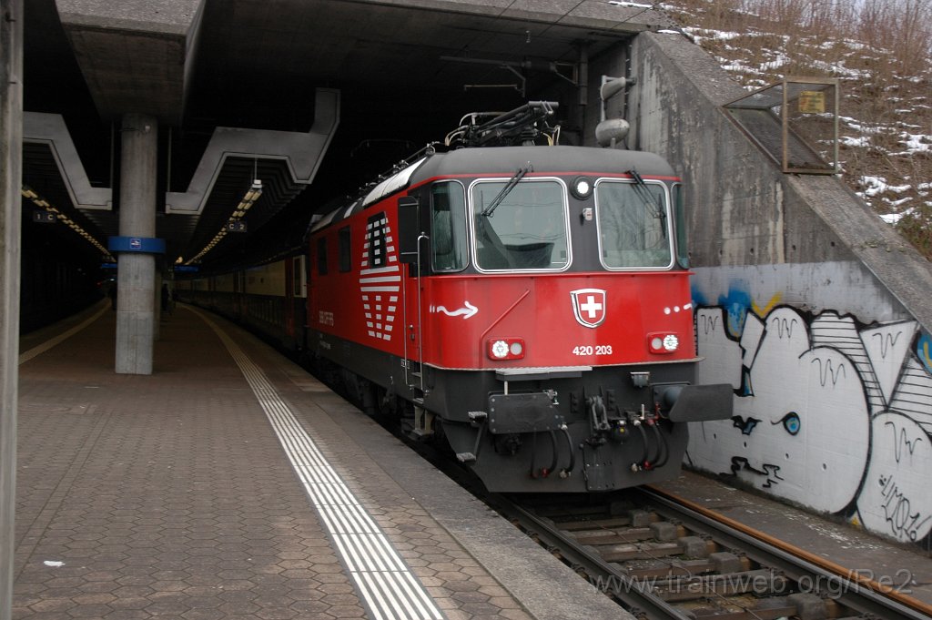 2707-0044-220213.jpg - SBB-CFF Re 420.203-2 (Re 91 85 4 420 203-2 CH-SBB) / Stettbach 22.2.2013