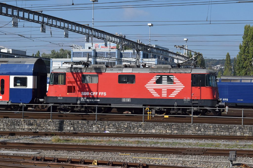 5148-0012-081018.jpg - SBB-CFF Re 420.203-2 (Re 91 85 4 420 203-2 CH-SBB) / Zürich-Herdern 8.10.2018
