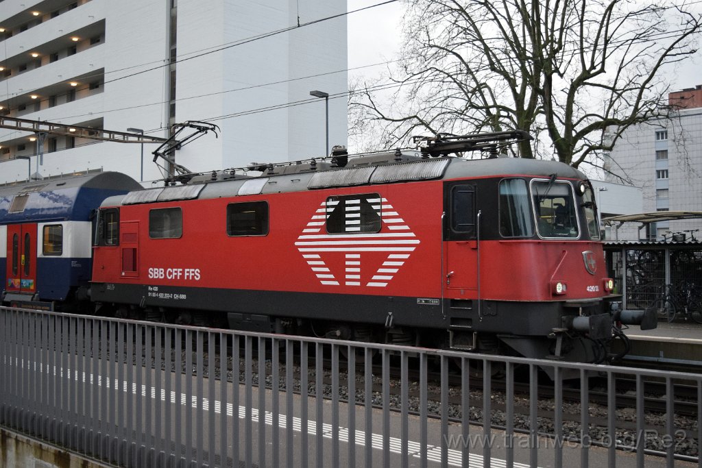 8952-0030-020224.jpg - SBB-CFF Re 420.203-2 (Re 91 85 4 420 203-2 CH-SBB) / Zürich-Altstetten 2.2.2024