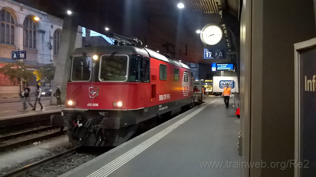 3672-0043-020915.jpg - SBB-CFF Re 420.206-5 (Re 91 85 4 420 206-5 CH-SBB) / Zürich HB 2.9.2015
