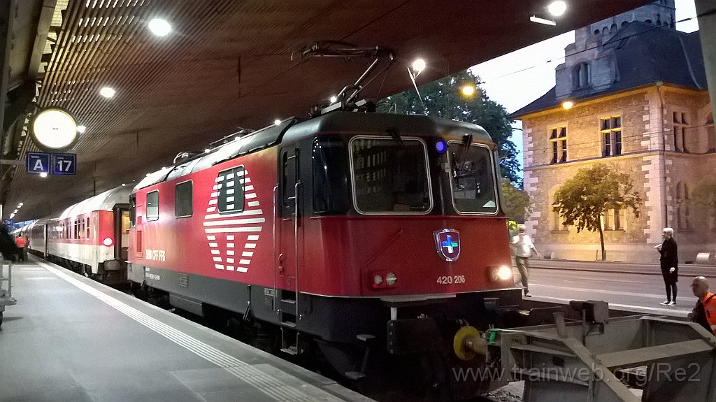 3673-0007-020915.jpg - SBB-CFF Re 420.206-5 (Re 91 85 4 420 206-5 CH-SBB) / Zürich HB 2.9.2015
