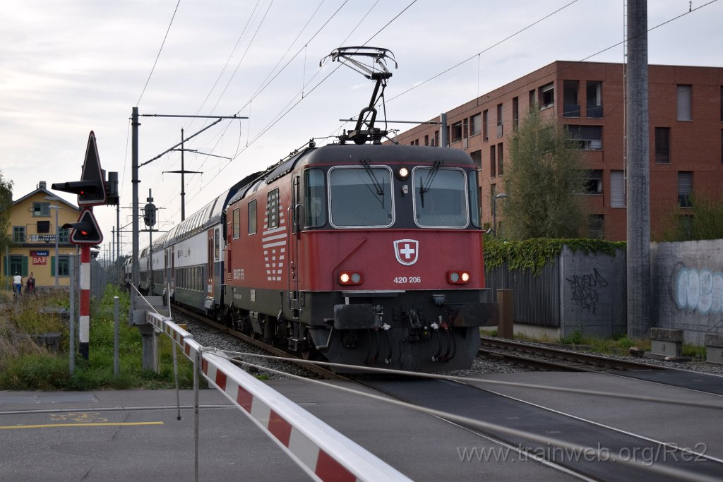 4140-0009-150916.jpg - SBB-CFF Re 420.206-5 (Re 91 85 4 420 206-5 CH-SBB) / Zürich-Affoltern ((PN Zehntenhausstrasse)) 15.9.2016