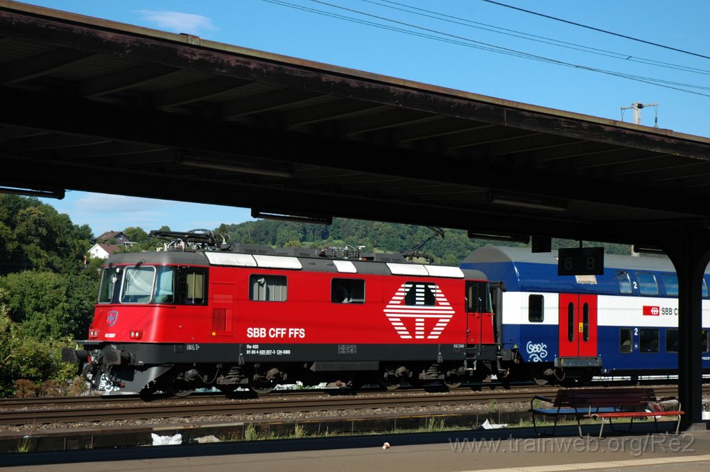 3230-0036-080814.jpg - SBB-CFF Re 420.207-3 (Re 91 85 4 420 207-3 CH-SBB) / Killwangen-Spreitenbach 8.8.2014