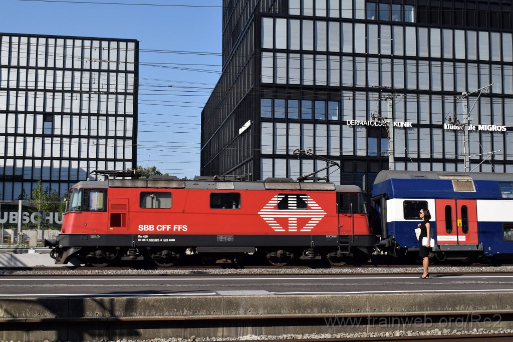 5111-0045-220818.jpg - SBB-CFF Re 420.207-3 (Re 91 85 4 420 207-3 CH-SBB) / Zürich-Altstetten 22.8.2018