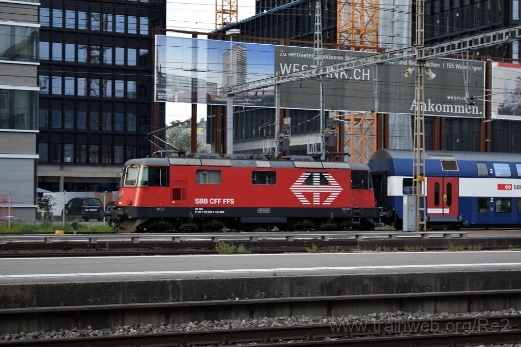 4122-0005-310816.jpg - SBB-CFF Re 420.209-9 (Re 91 85 4 420 209-9 CH-SBB) / Zürich-Altstetten 31.8.2016
