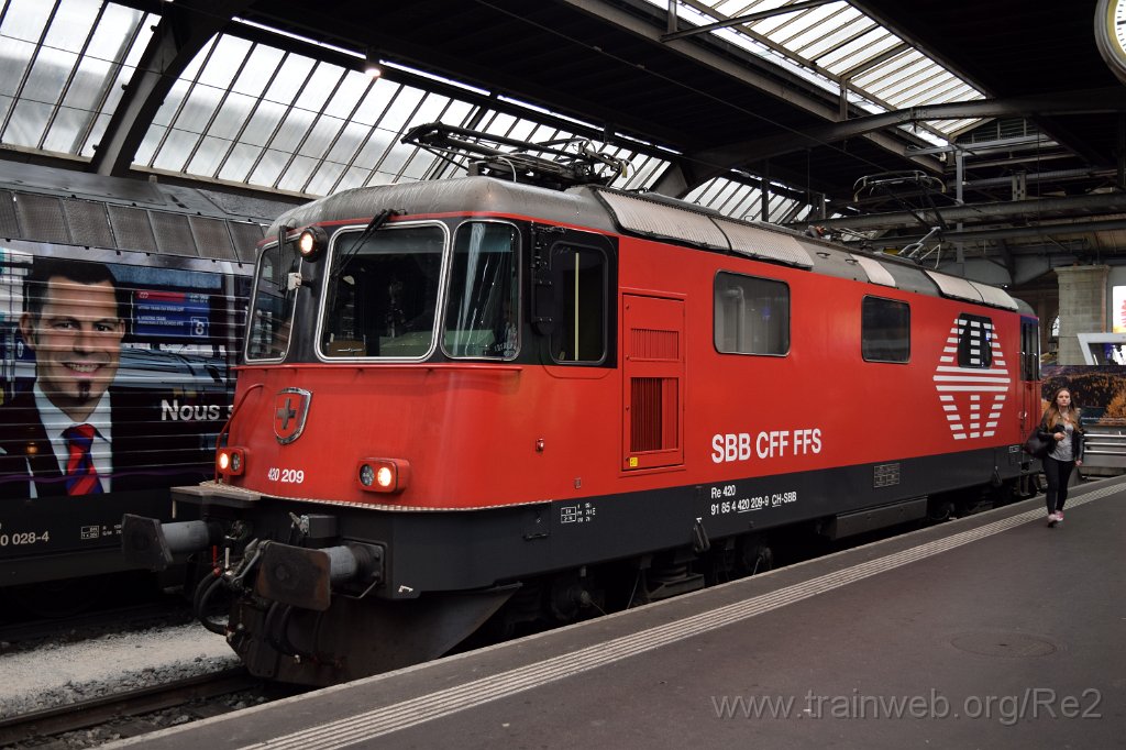 4152-0005-190916.jpg - SBB-CFF Re 420.209-9 (Re 91 85 4 420 209-9 CH-SBB) / Zürich HB 19.9.2016