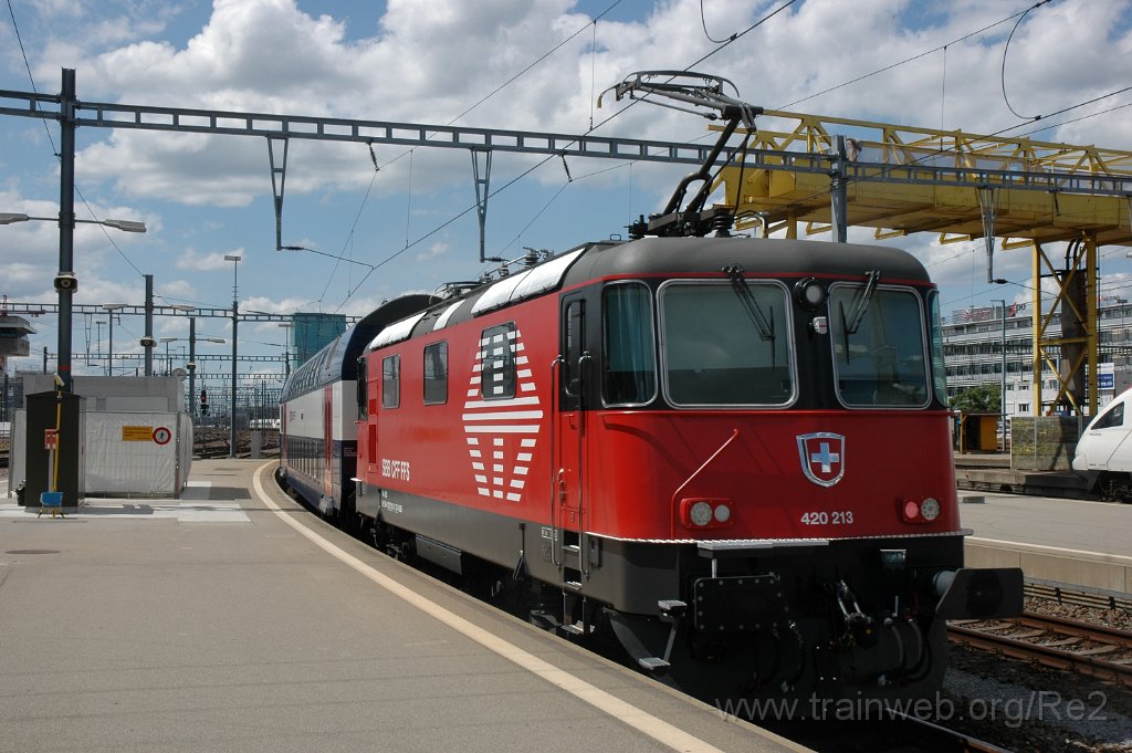 2500-0032-160712.jpg - SBB-CFF Re 420.213-1 (Re 91 85 4 420 213-1 CH-SBB) / Zürich HB 16.7.2012