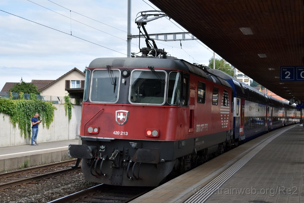 5693-0011-190819.jpg - SBB-CFF Re 420.213-1 (Re 91 85 4 420 213-1 CH-SBB) / Lenzburg 19.8.2019