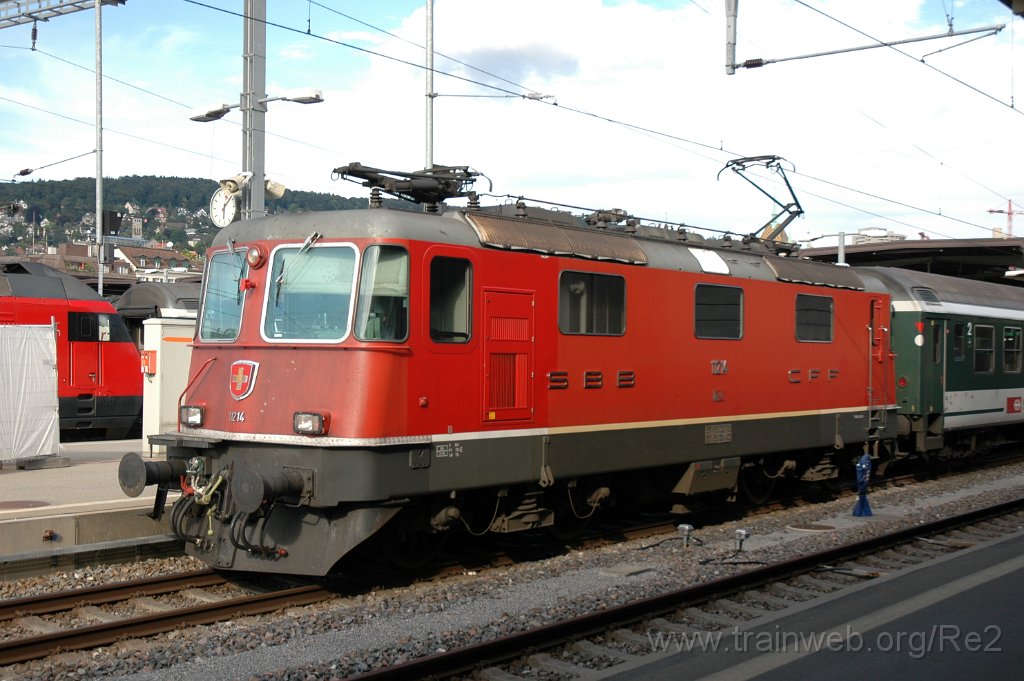 2155-0030-280711.jpg - SBB-CFF Re 4/4'' 11214 / Zürich HB 28.7.2011