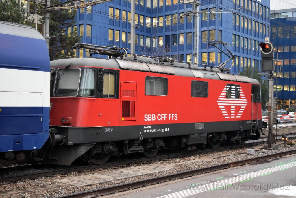 5239-0034-191218.jpg - SBB-CFF Re 420.214-9 (Re 91 85 4 420 214-9 CH-SBB) / Zürich-Altstetten 19.12.2018
