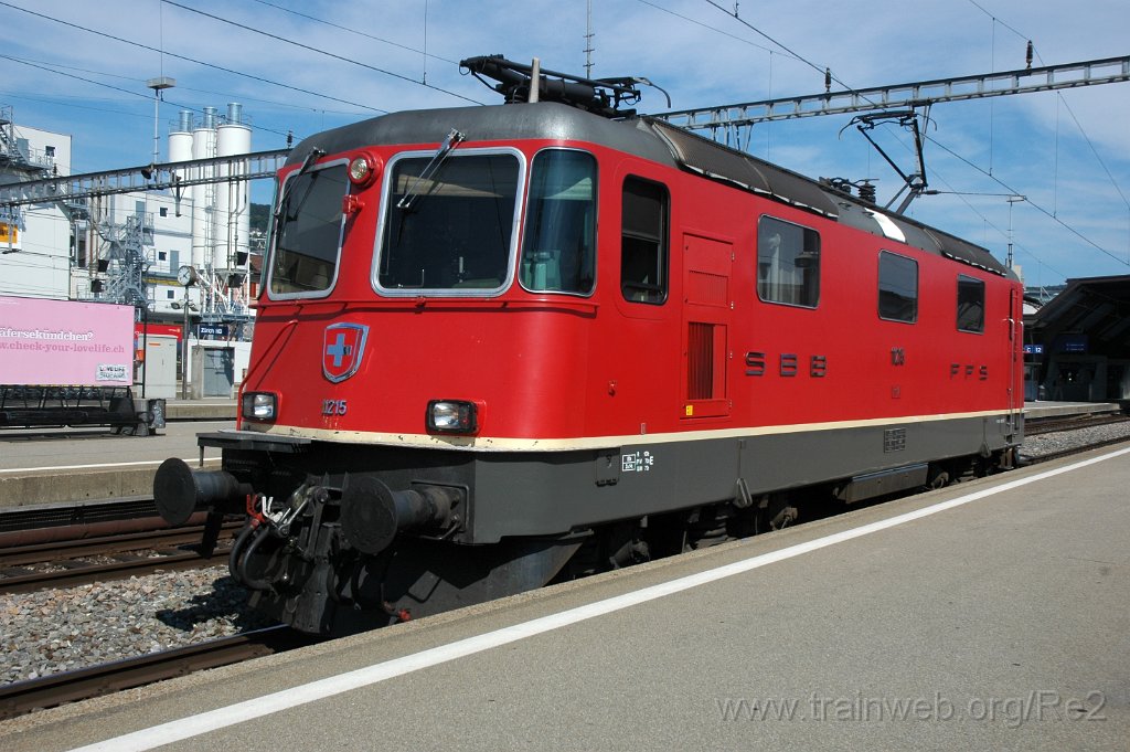 1708-0030-050809.jpg - SBB-CFF Re 4/4'' 11215 / Zürich HB 5.8.2009