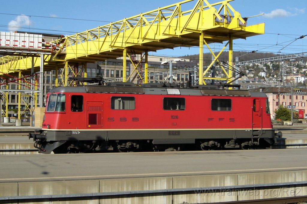 1466-0034-190408.jpg - SBB-CFF Re 4/4'' 11216 / Zürich HB 19.4.2008