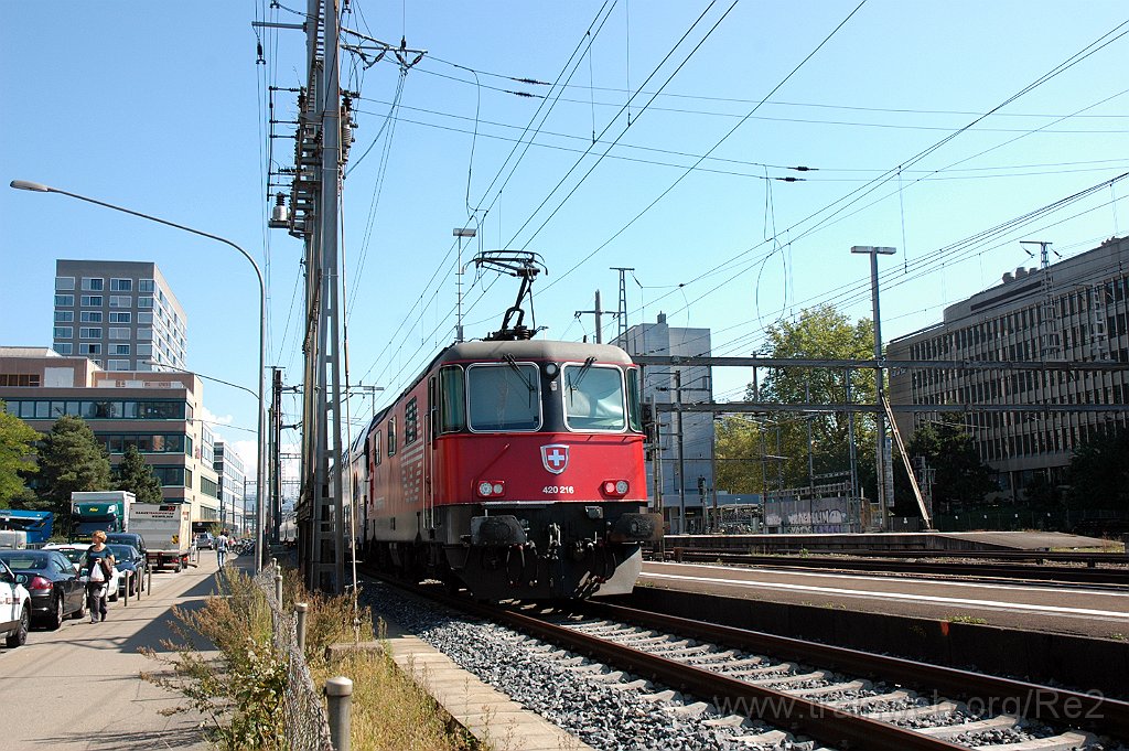 3265-0024-160914.jpg - SBB-CFF Re 420.216-4 (Re 91 85 4 420 216-4 CH-SBB) / Zürich-Altstetten 16.9.2014