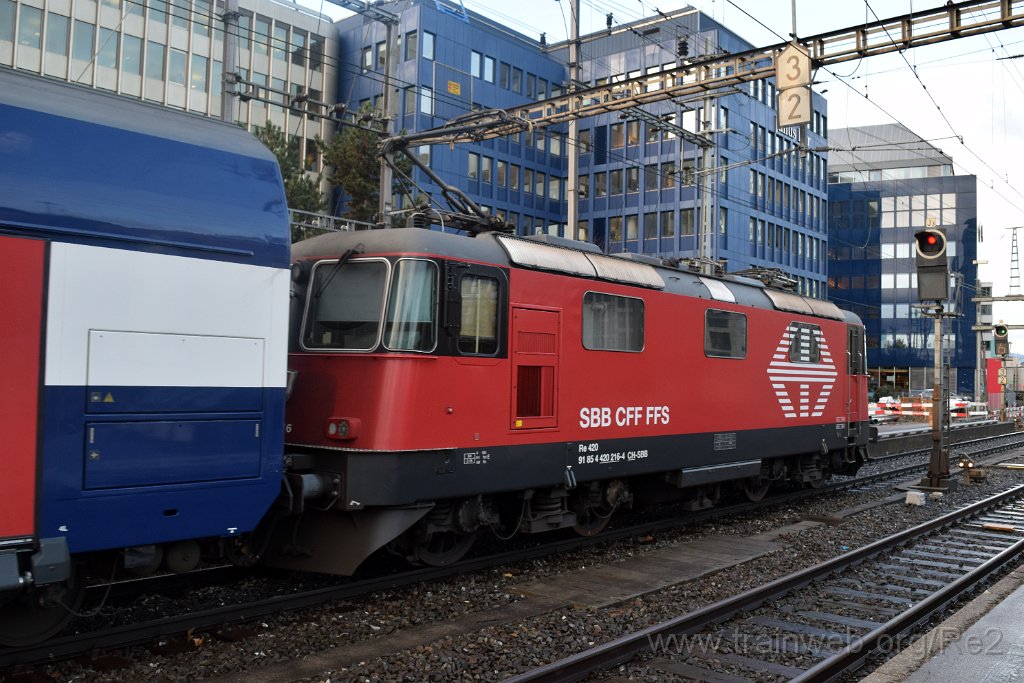 5267-0021-090119.jpg - SBB-CFF Re 420.216-4 (Re 91 85 4 420 216-4 CH-SBB) / Zürich-Altstetten 9.1.2019