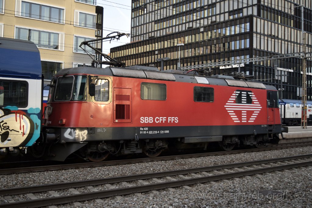 8946-0001-290124.jpg - SBB-CFF Re 420.216-4 (Re 91 85 4 420 216-4 CH-SBB) / Zürich-Altstetten 29.1.2024