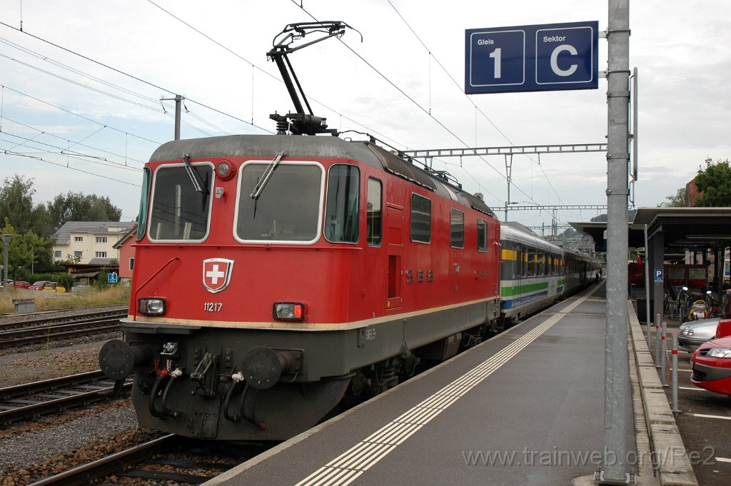 2897-0001-070813.jpg - SBB-CFF Re 4/4'' 11217 / Uznach 7.8.2013