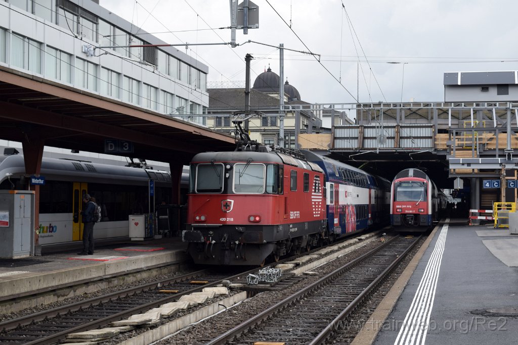 4936-0040-170518.jpg - SBB-CFF Re 420.218-0 (Re 91 85 4 420 218-0 CH-SBB) + SBB-CFF RABe 514.001-7 / RBe 514.401-9 / Winterthur 17.5.2018