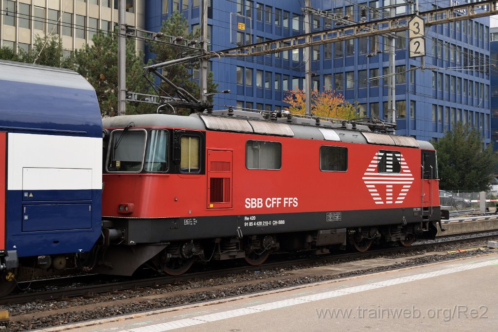 5189-0046-061118.jpg - SBB-CFF Re 420.218-0 (Re 91 85 4 420 218-0 CH-SBB) / Zürich-Altstetten 6.11.2018
