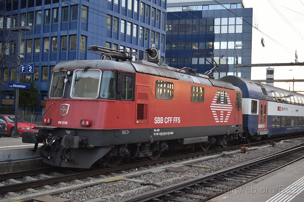 8435-0026-160323.jpg - SBB-CFF Re 420.218-0 (Re 91 85 4 420 218-0 CH-SBB) / Zürich-Altstetten 16.3.2023