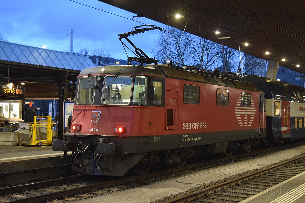 8941-0008-260124.jpg - SBB-CFF Re 420.218-0 (Re 91 85 4 420 218-0 CH-SBB) / Zürich HB 26.1.2024