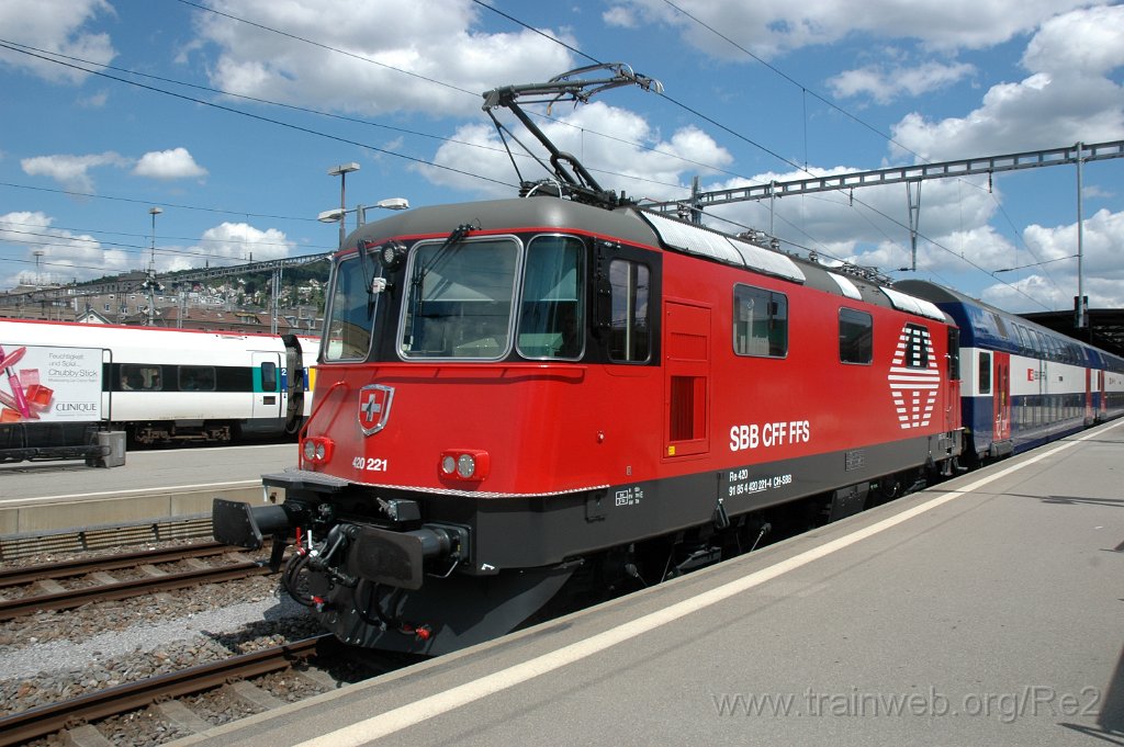 2500-0024-160712.jpg - SBB-CFF Re 420.221-4 (Re 91 85 4 420 221-4 CH-SBB) / Zürich HB 16.7.2012