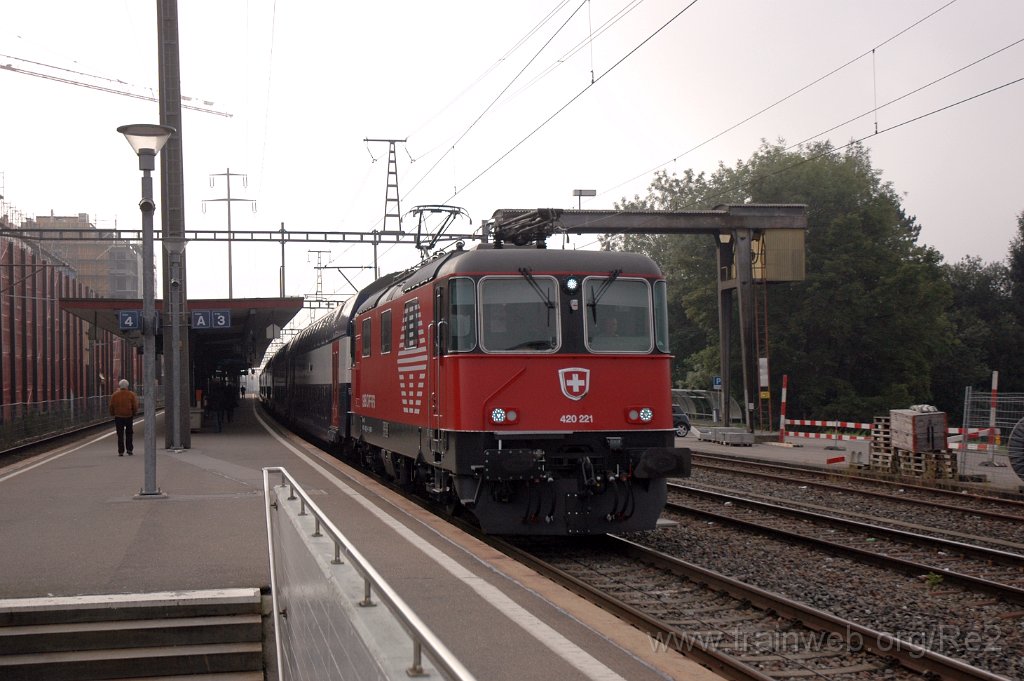 2606-0044-140912.jpg - SBB-CFF Re 420.221-4 (Re 91 85 4 420 221-4 CH-SBB) / Dübendorf 14.9.2012