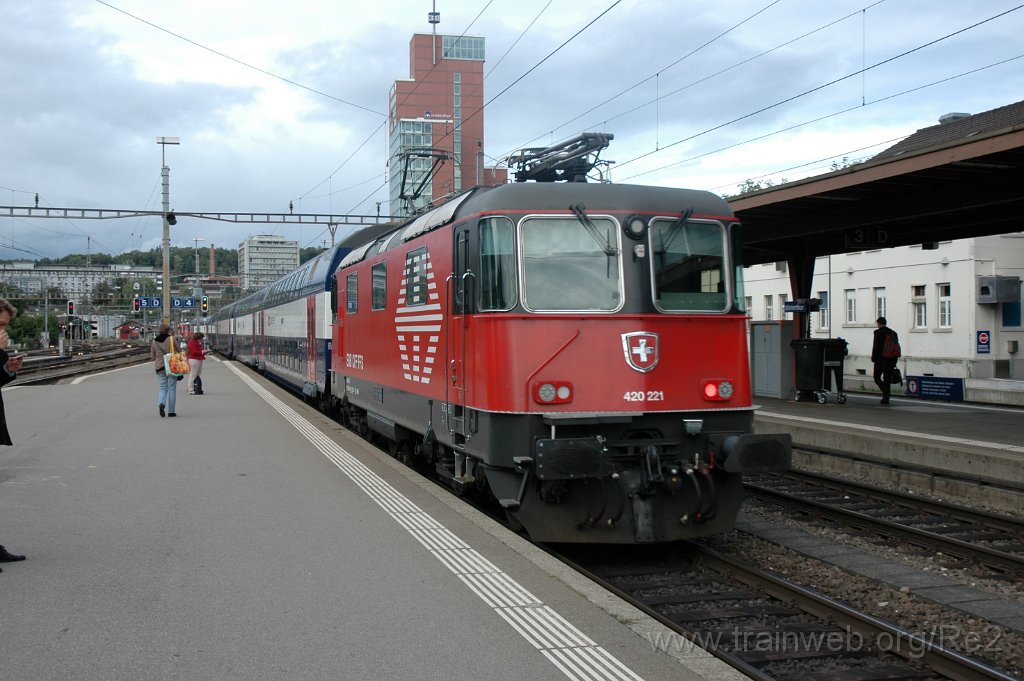 2954-0020-170913.jpg - SBB-CFF Re 420.221-4 (Re 91 85 4 420 221-4 CH-SBB) / Winterthur 17.9.2013