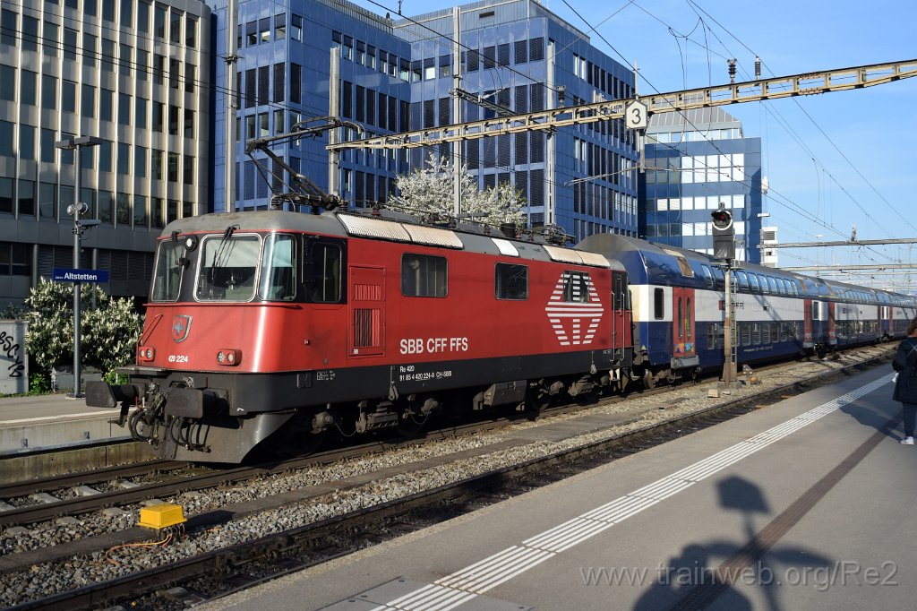 9034-0025-120424.jpg - SBB-CFF Re 420.224-8 (Re 91 85 4 420 224-8 CH-SBB) / Zürich-Altstetten 12.4.2024