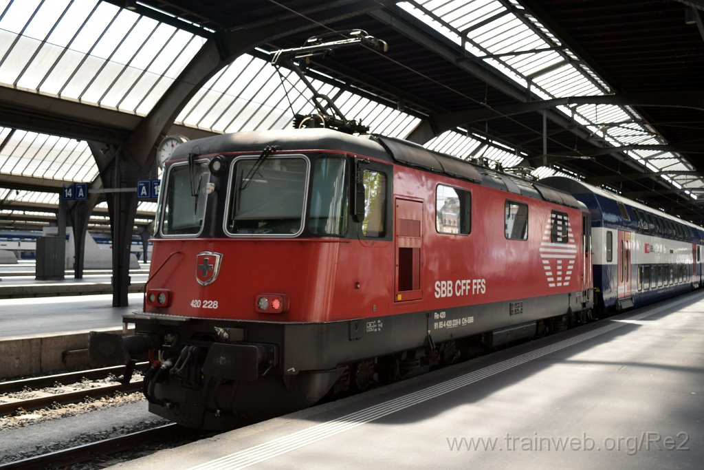 4523-0017-270617.jpg - SBB-CFF Re 420.228-9 (Re 91 85 4 420 228-9 CH-SBB) / Zürich HB 27.6.2017