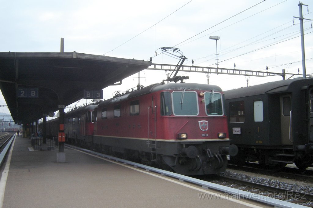 1303-0005-310307.jpg - SBB-CFF Re 4/4'' 11238 + SBBC Re 620.058-8 ''Auvernier'' / Mendrisio 31.3.2007